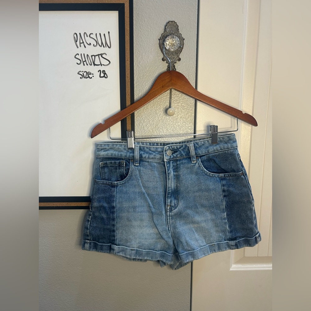 2 FOR 1 PacSun Light and Dark Blue Jean Shorts Bundle!